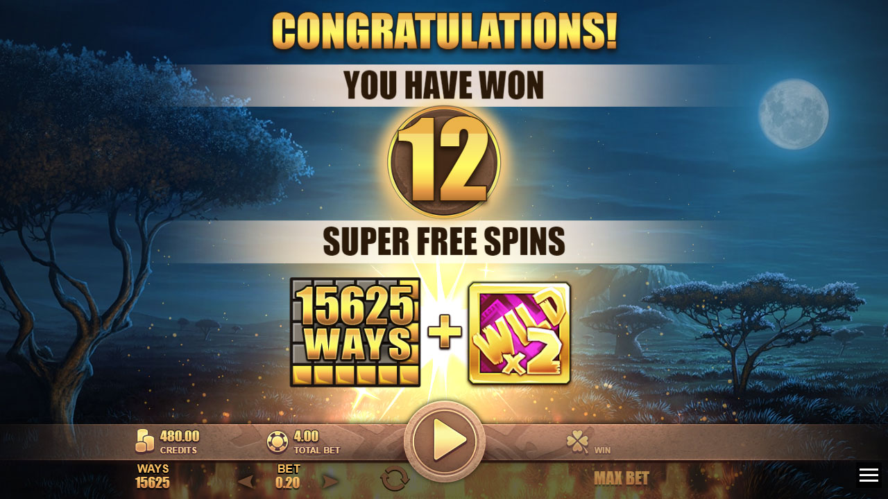 Lion Strike slot super free spins