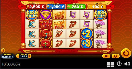 Lucky gift cash collect slot game screenshot