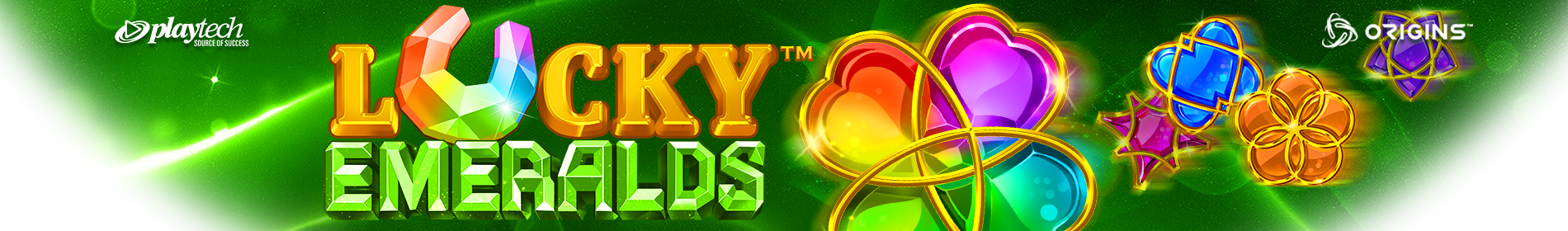 Lucky Emeralds slot logo