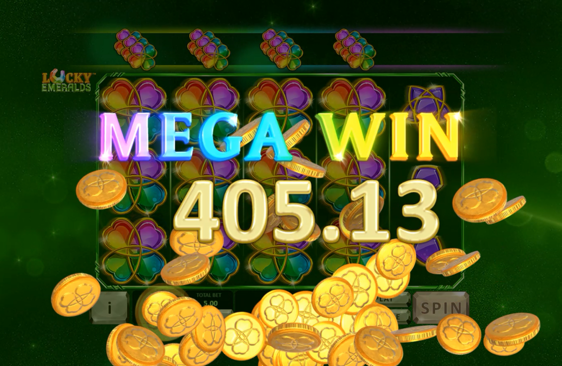 Lucky Emeralds slot mega win