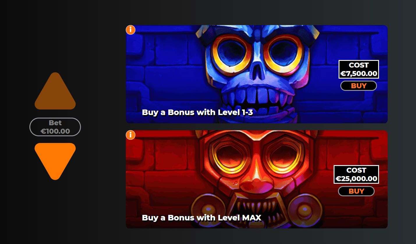 Mex o Max slot bonus feature