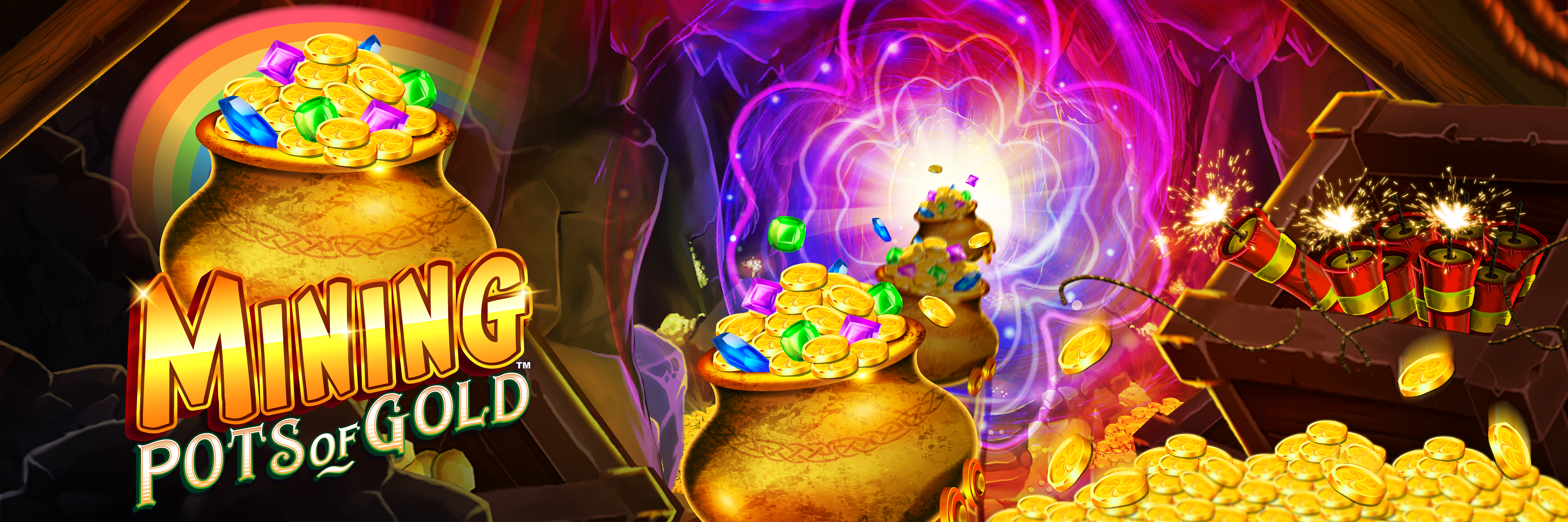 Mining Pots of Gold Slot logo