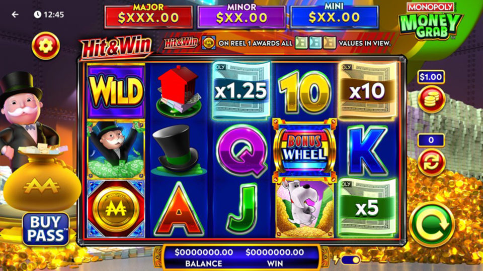 Monopoly Money Grab Slot Hit & Win Feature