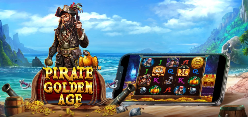 Pirate Golden age slot logo