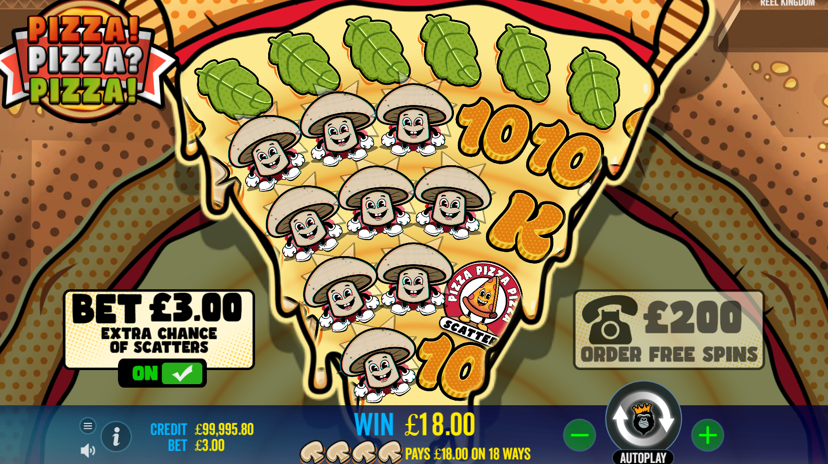 pizza pizza pizza slot big win