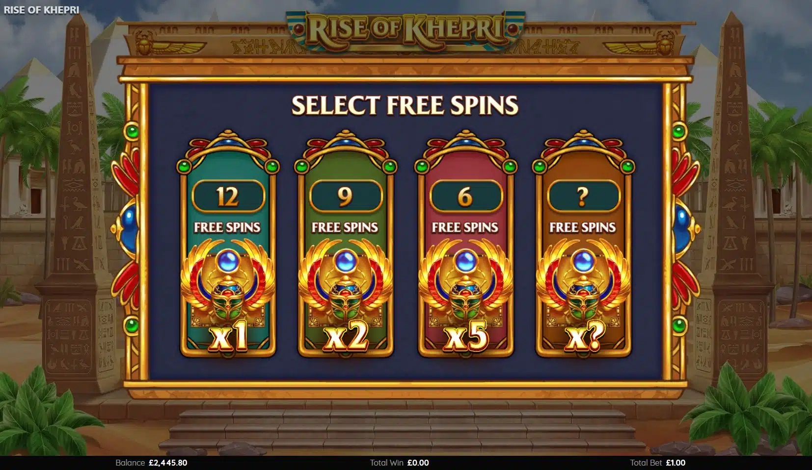 Rise of khepri slot free spns