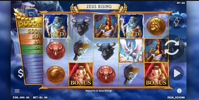 Zeus Rising Slot lobby screenshot