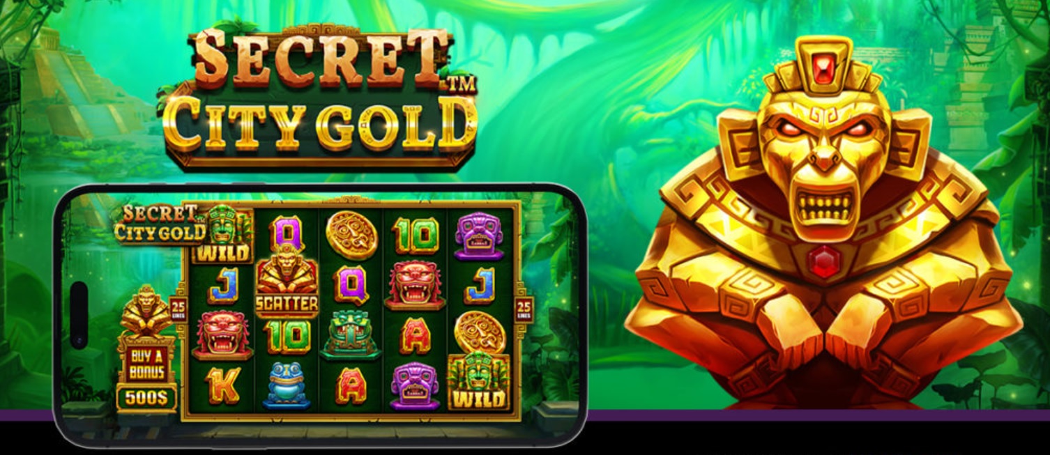 Secret city gold slot logo