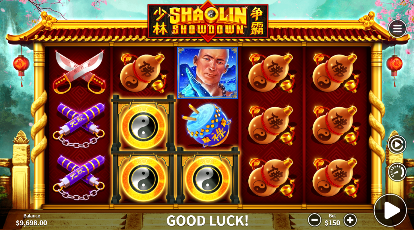 Shaolin Showdown Slot main lobby