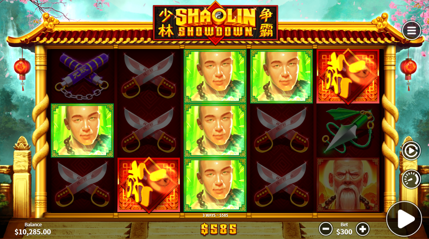 Shaolin Showdown Slot big win
