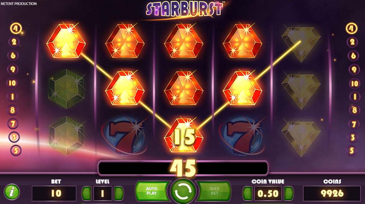 Starburst Slot main lobby