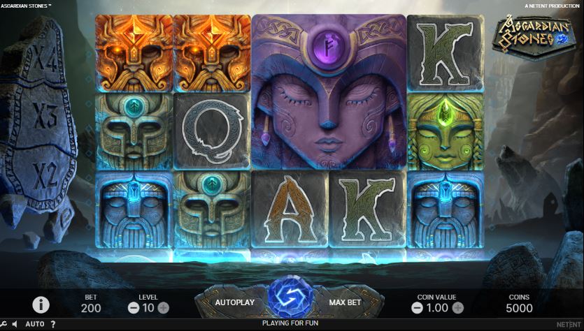 Asgardian Stones Slot lobby