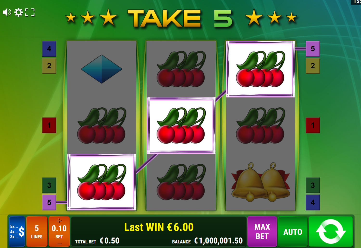 Take 5 Slot Big Win