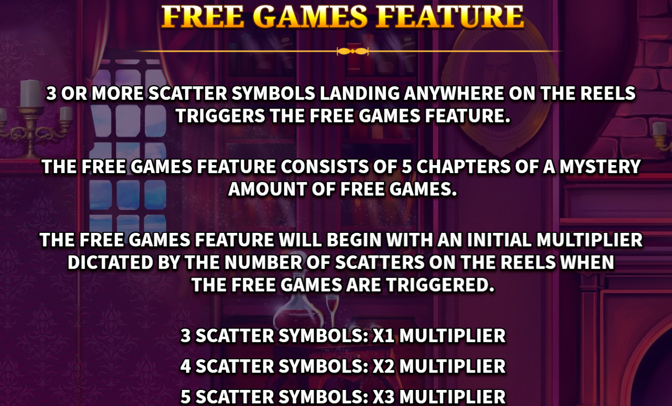 Teller of Tales Slot Free Games Feature