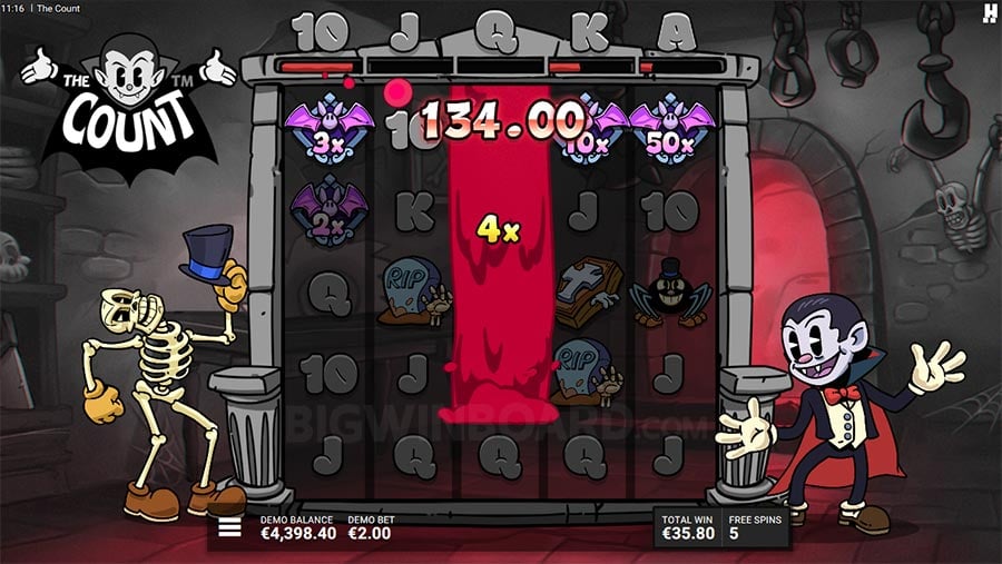 The Count Slot Game Play