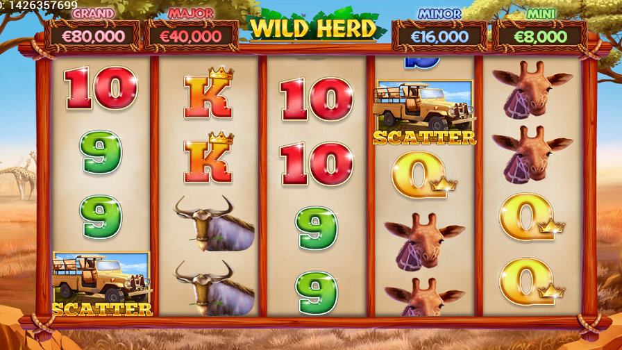 Wild Herd Slot main lobby