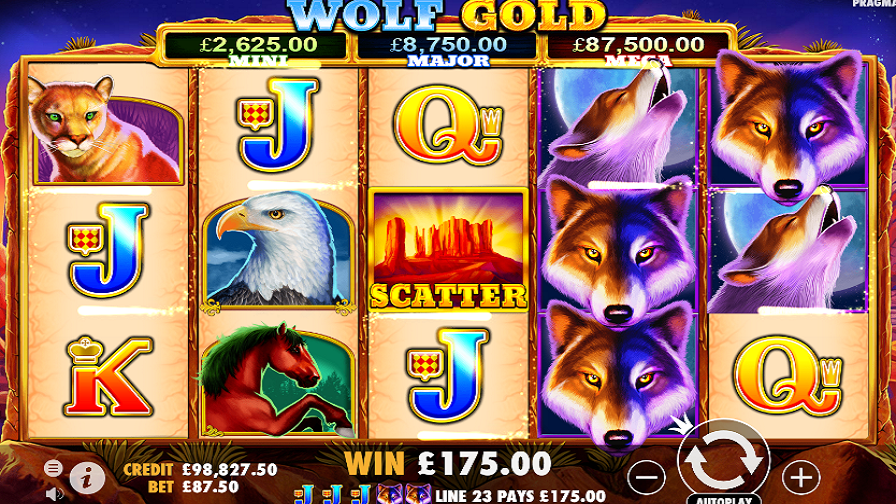 Wolf Gold Slot Big Win