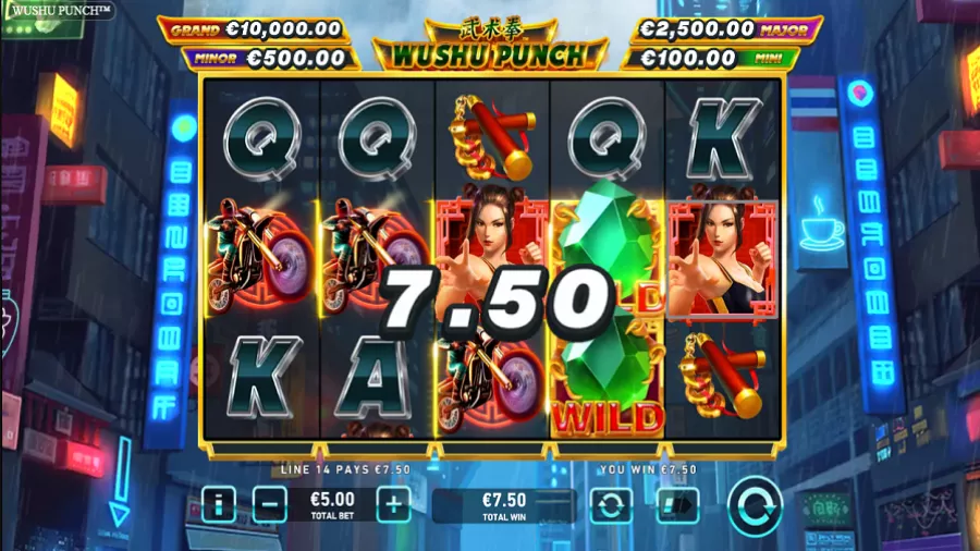 wushu punch slot big win