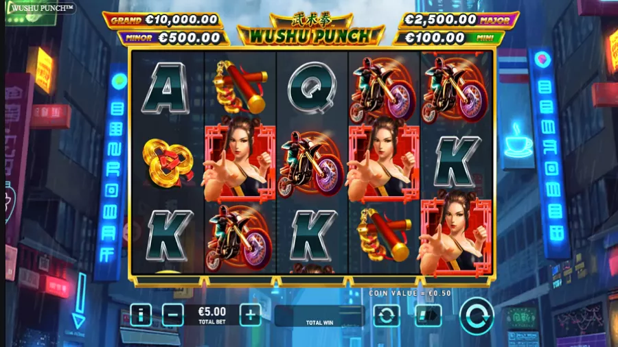 Wushu Punch Slot main lobby