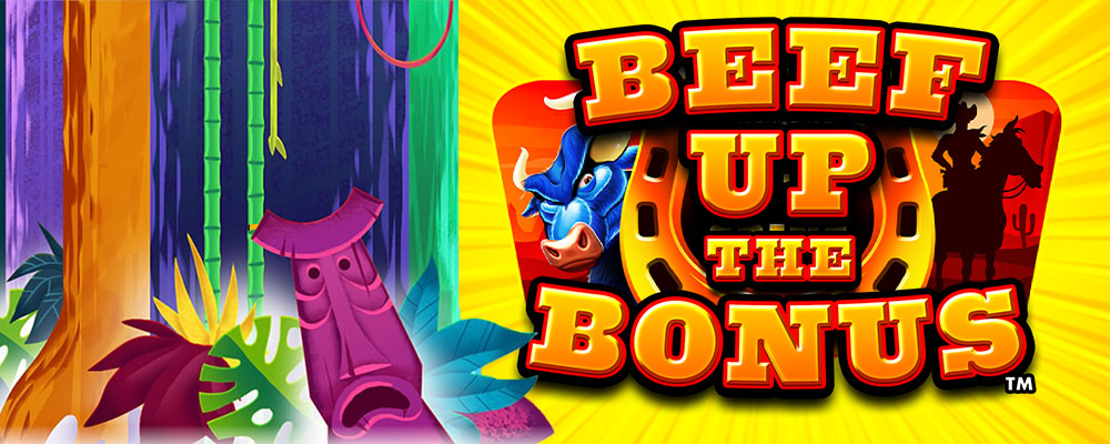 Beef up the bonus slot logo