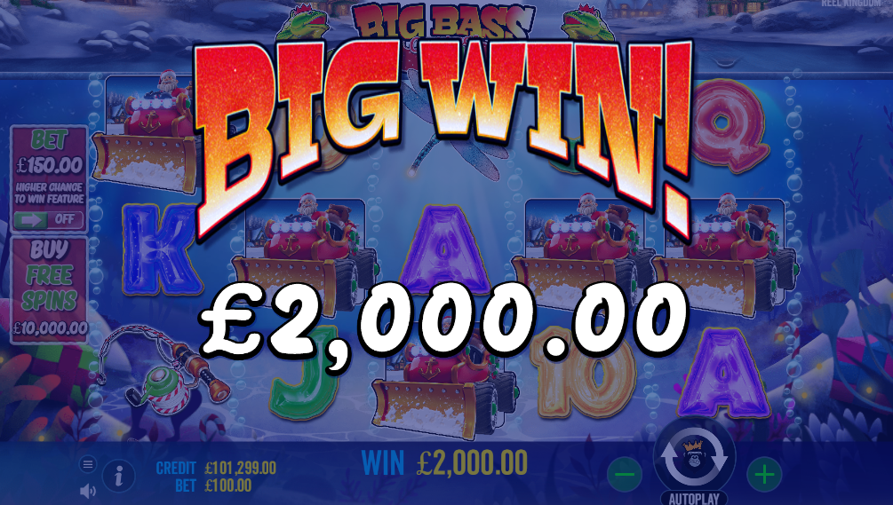 Big Bass Christmas Bash Slot logo