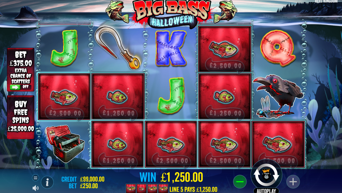 Big Bass Halloween Slot big wins