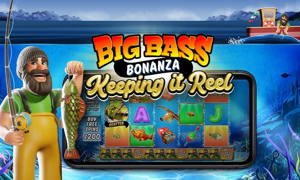 Big Bass -Keeping it real slot logo