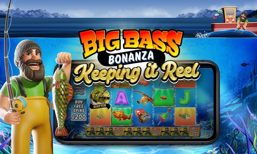 Big Bass -Keeping it real slot logo