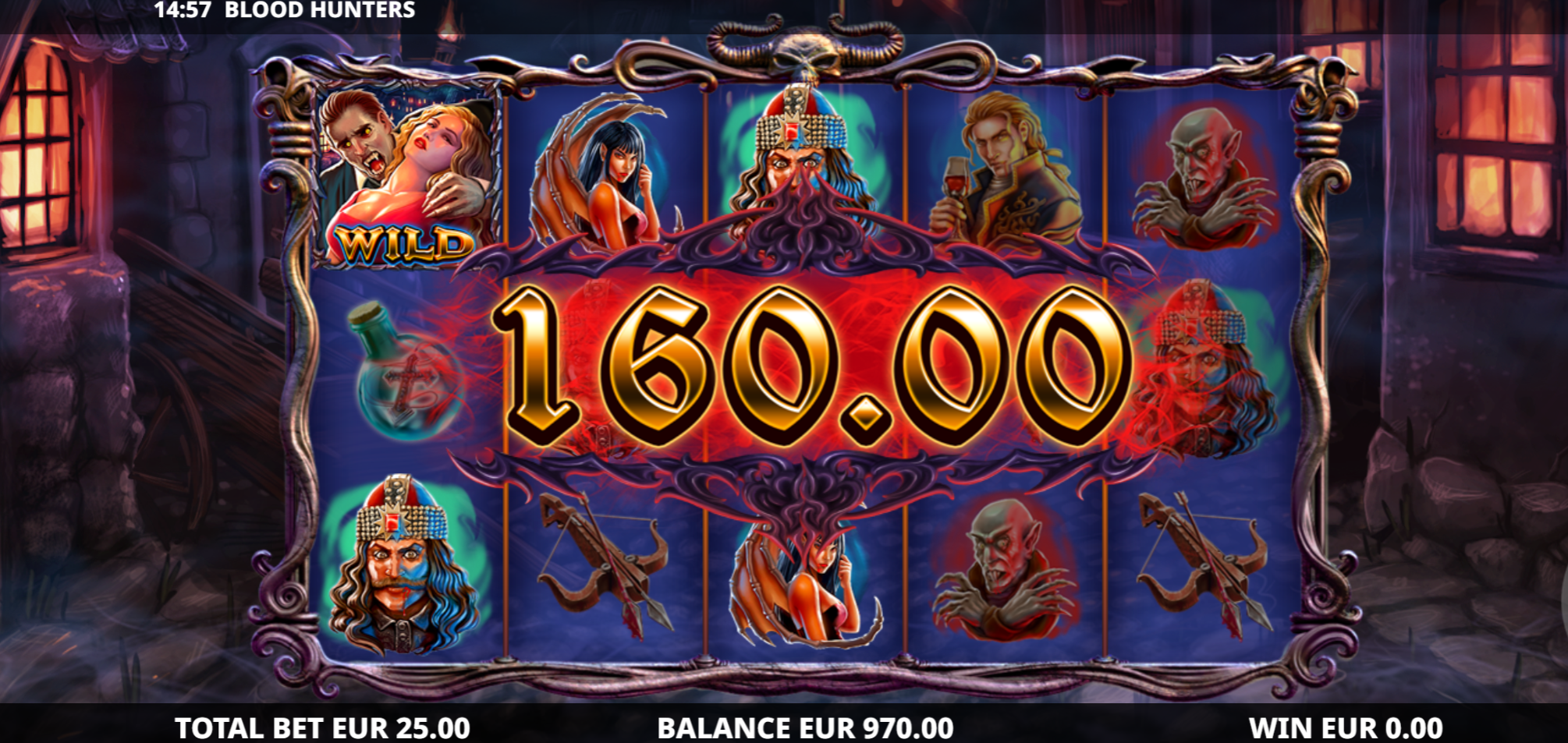 Blood hunters slot big win