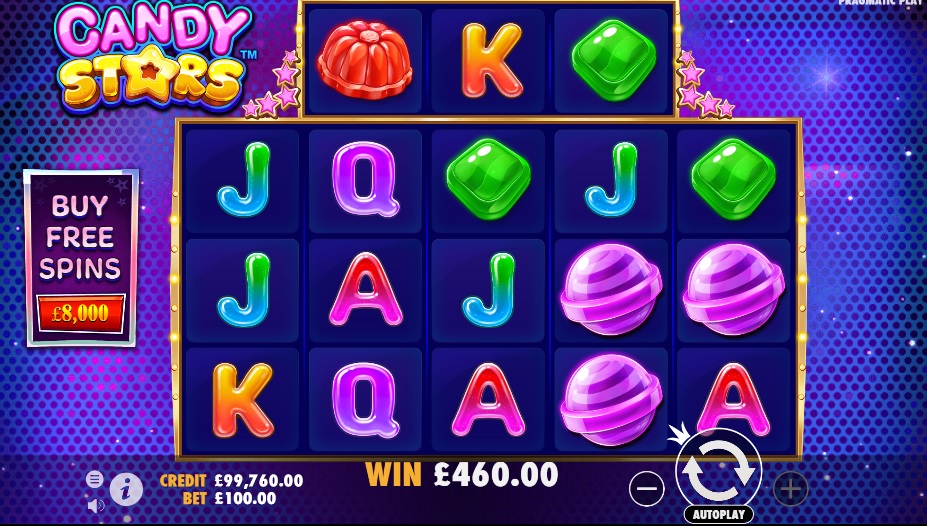 Candy Stars Slot Big Win