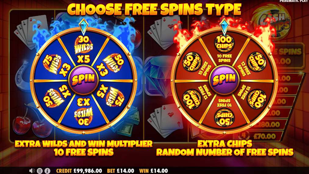 Cash Chips Slot Free Spins Style