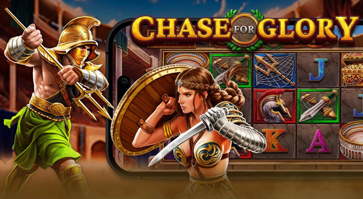 Chase for Glory slot logo