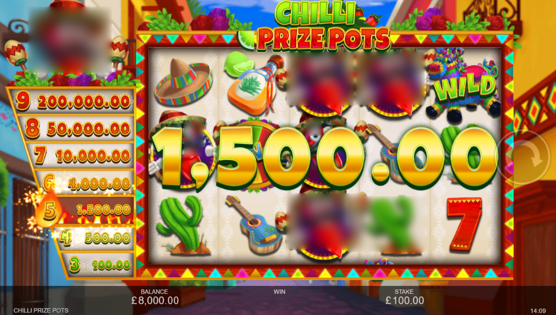 Chilli Prize Pots Slot Big Win