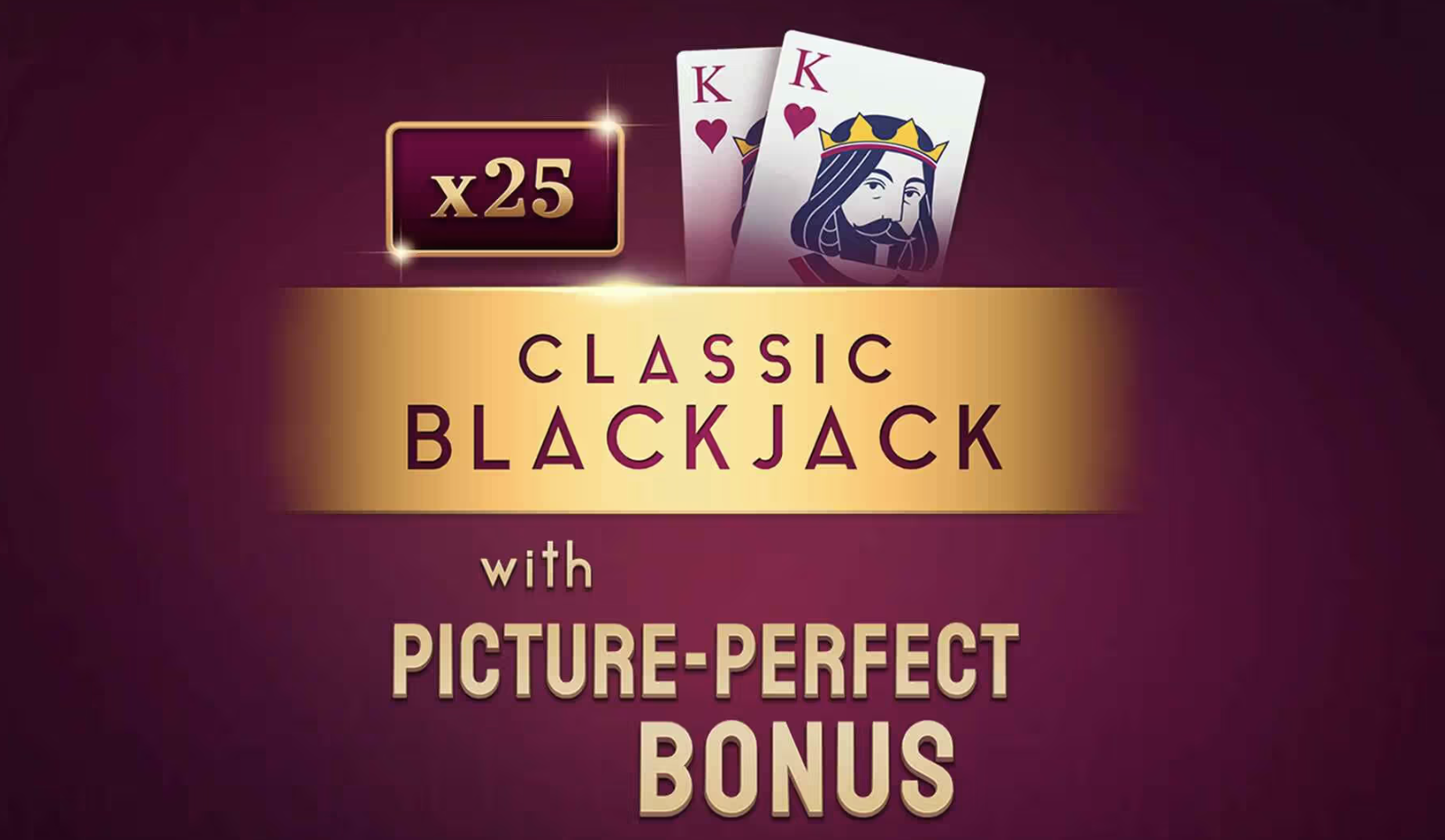 Classic blackjack with picture perfect bonus logo