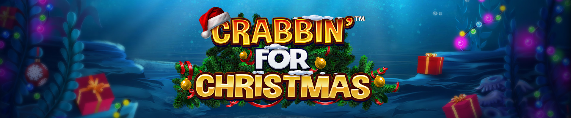Crabbin for Christmas slot logo