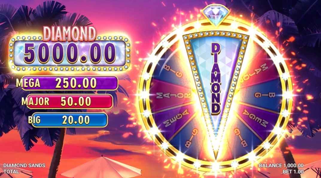 Diamond Sands slot logo