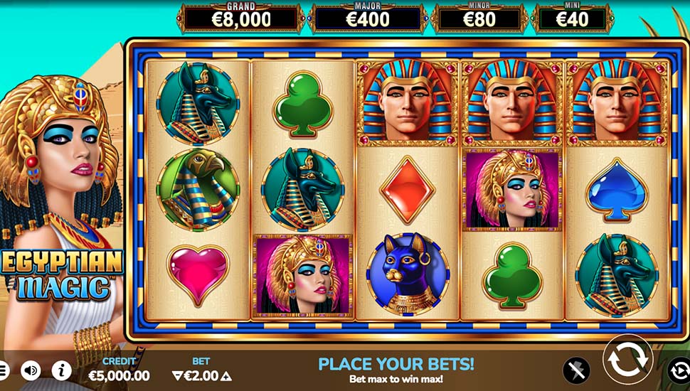 Egyptian Magic Slot main lobby