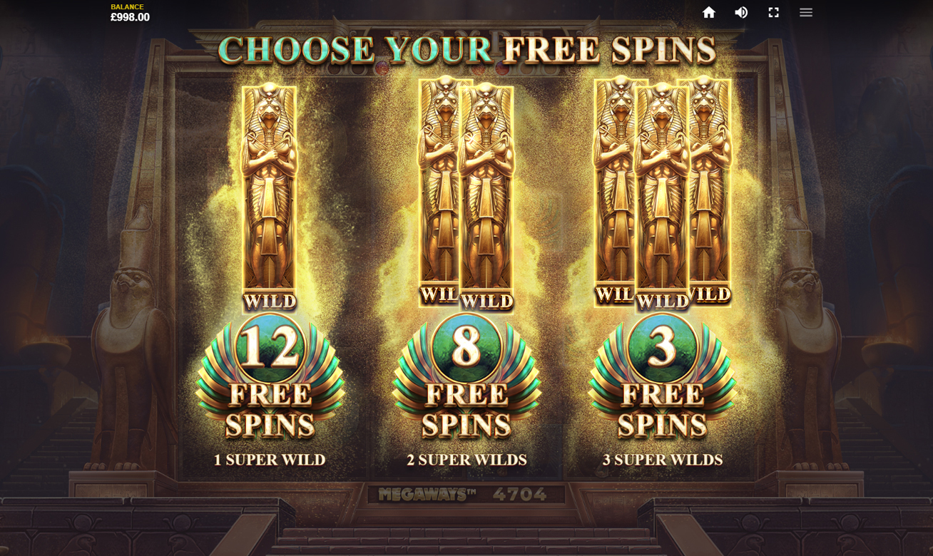 Egypt Megaways Slot Free Spins Feature