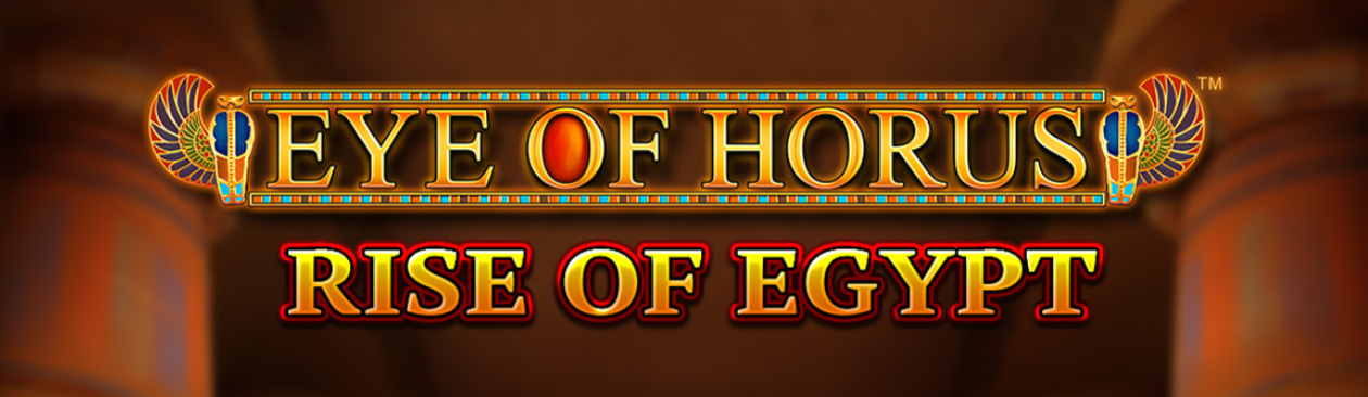 Eye of hours rise of Egypt slot logo
