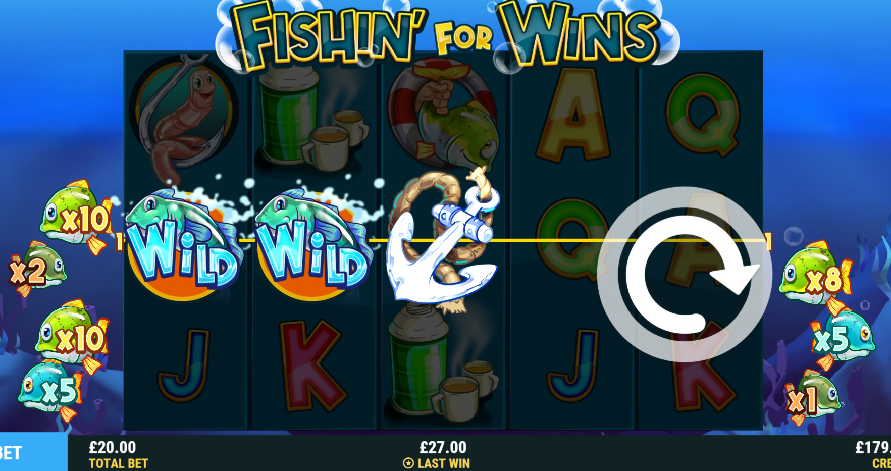 Fishin for wins slot big wins