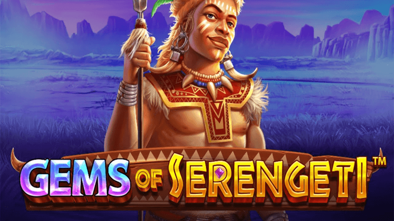 Gems of Serengeti slot logo