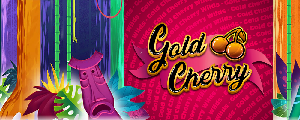 Gold Cherry slot logo