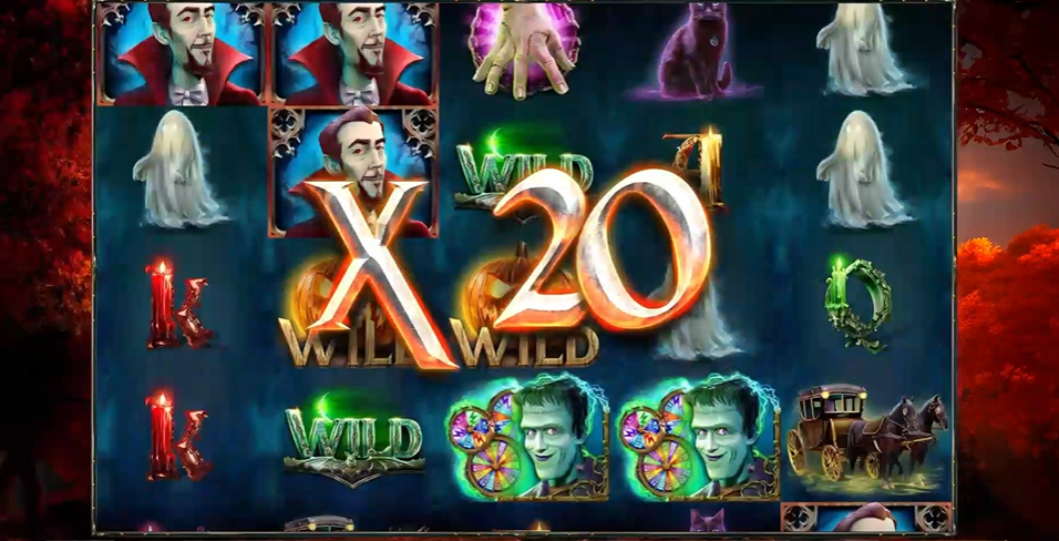 halloween wins slot free spins bonus multiplier feature