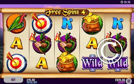 In the Bullseye Slot free spins