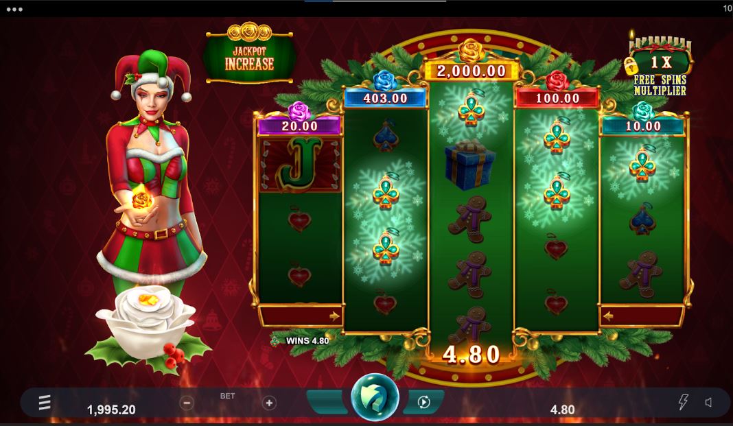 Fire and Roses Jolly Joker slot screenshot