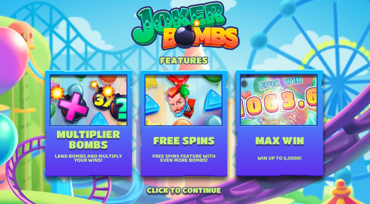 Joker Bombs Slot Bonus Features