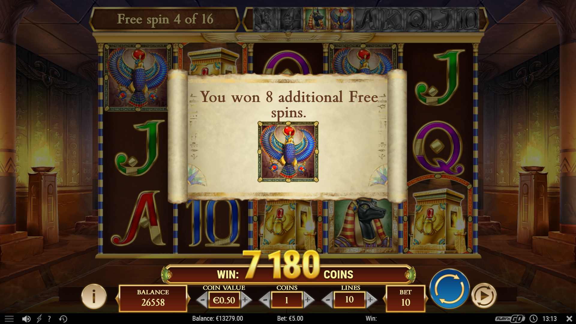 Legacy of Dead Slot free spins