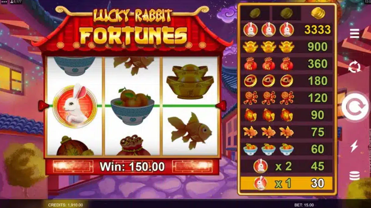 Lucky Rabbit Fortunes Slot big win