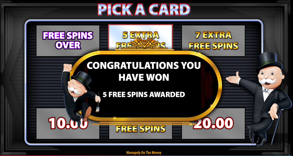 Monopoly On the Money Slot Free Spins