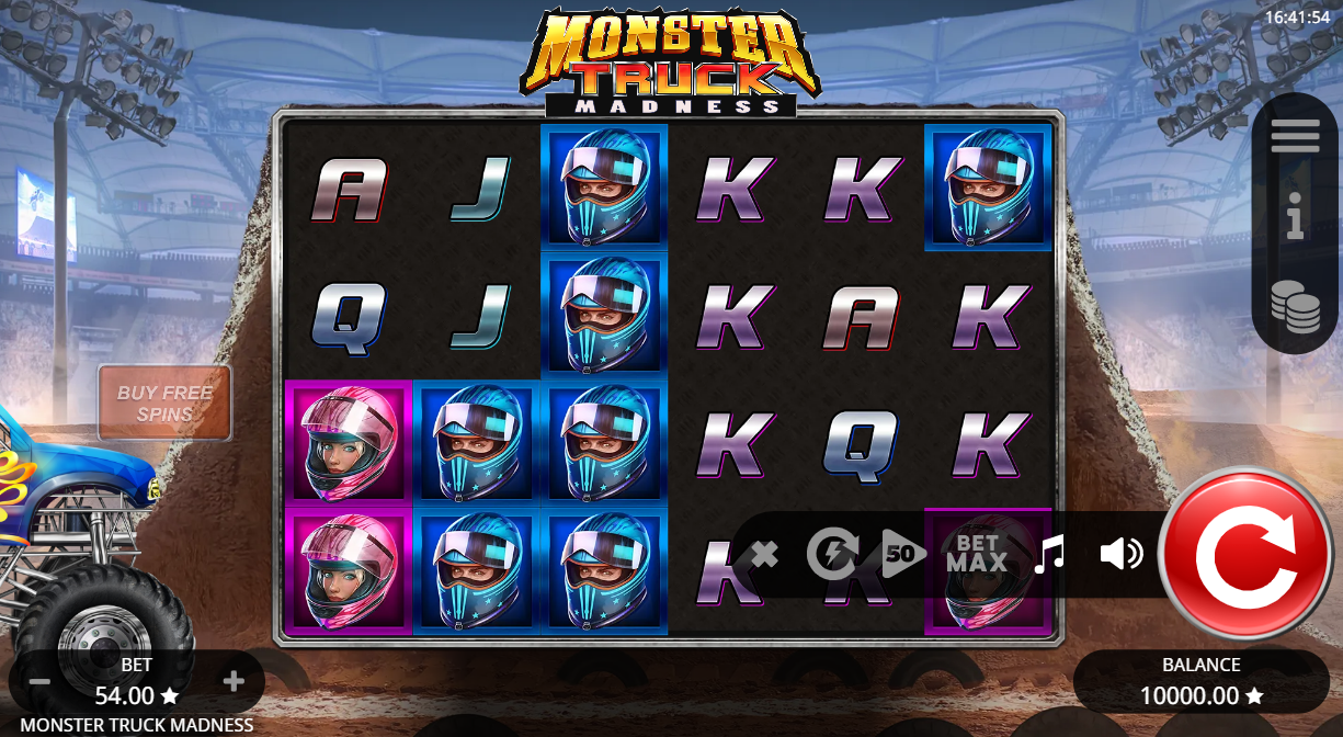 Monster Truck Madness Slot main lobby